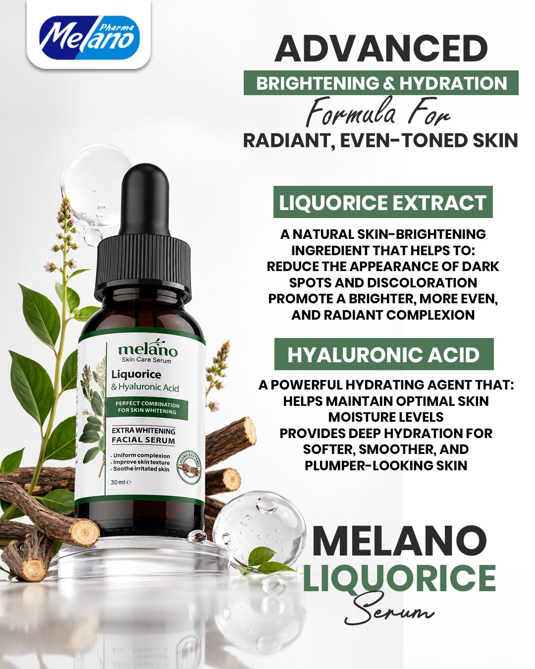 Melano  Pharmaceutical Facebook ad