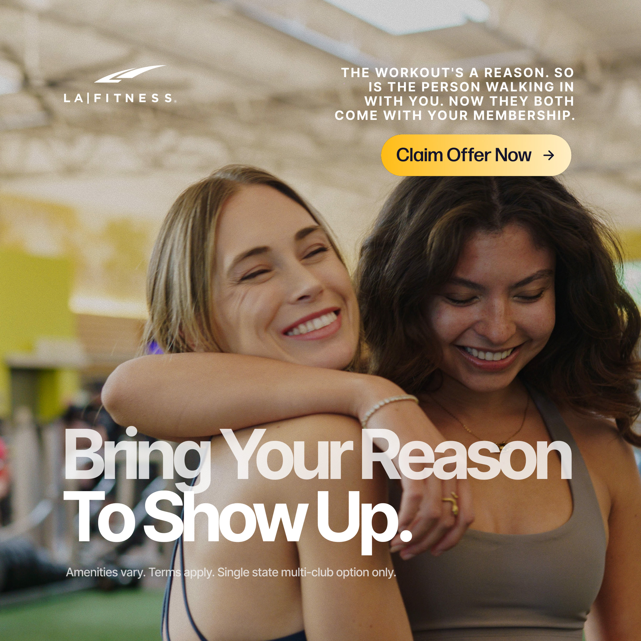 LA Fitness Facebook ad