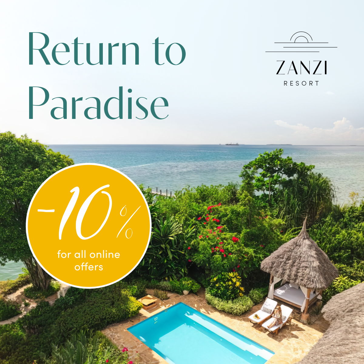 Zanzi Resort Facebook ad