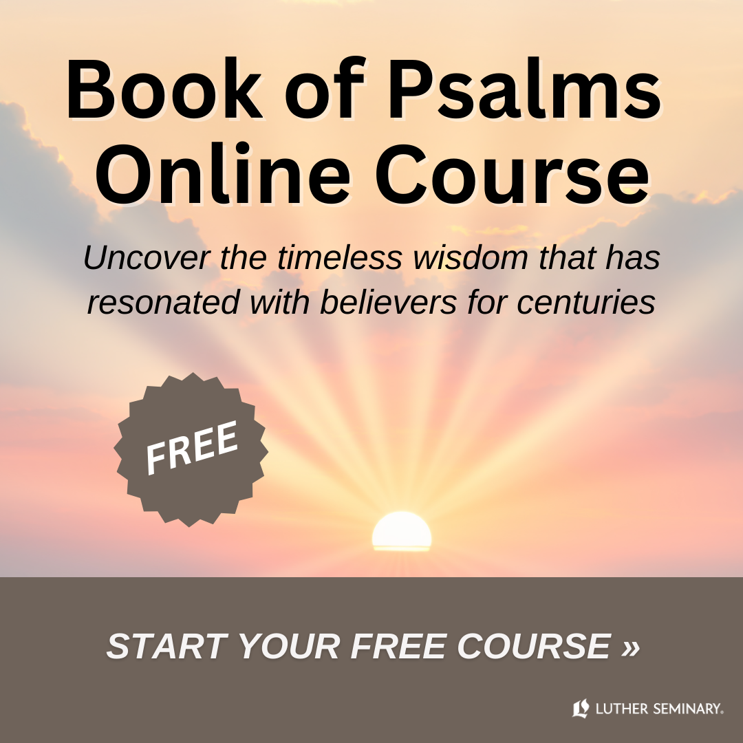 Luther Seminary Facebook ad: Activate your FREE online course!