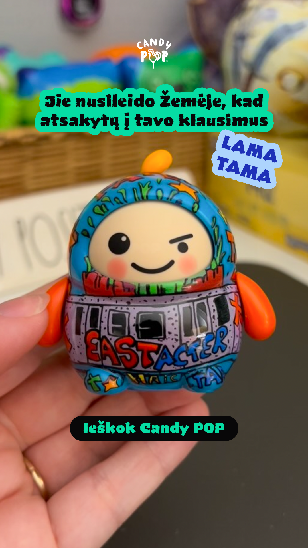 Candy POP Facebook ad: Atrask Lama Tama