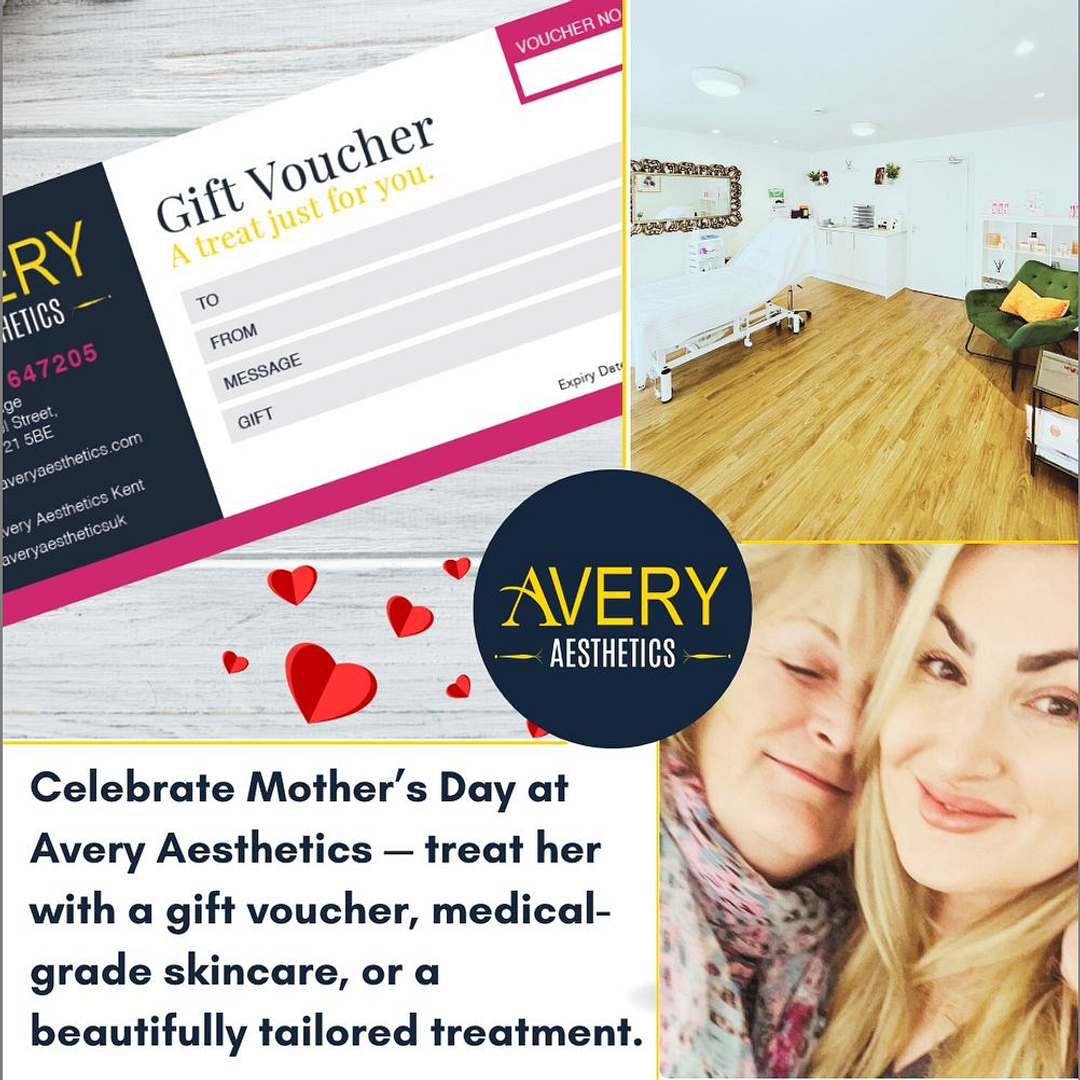 Kent Life Magazine Facebook ad: Mothers Day at Avery Aesthetics