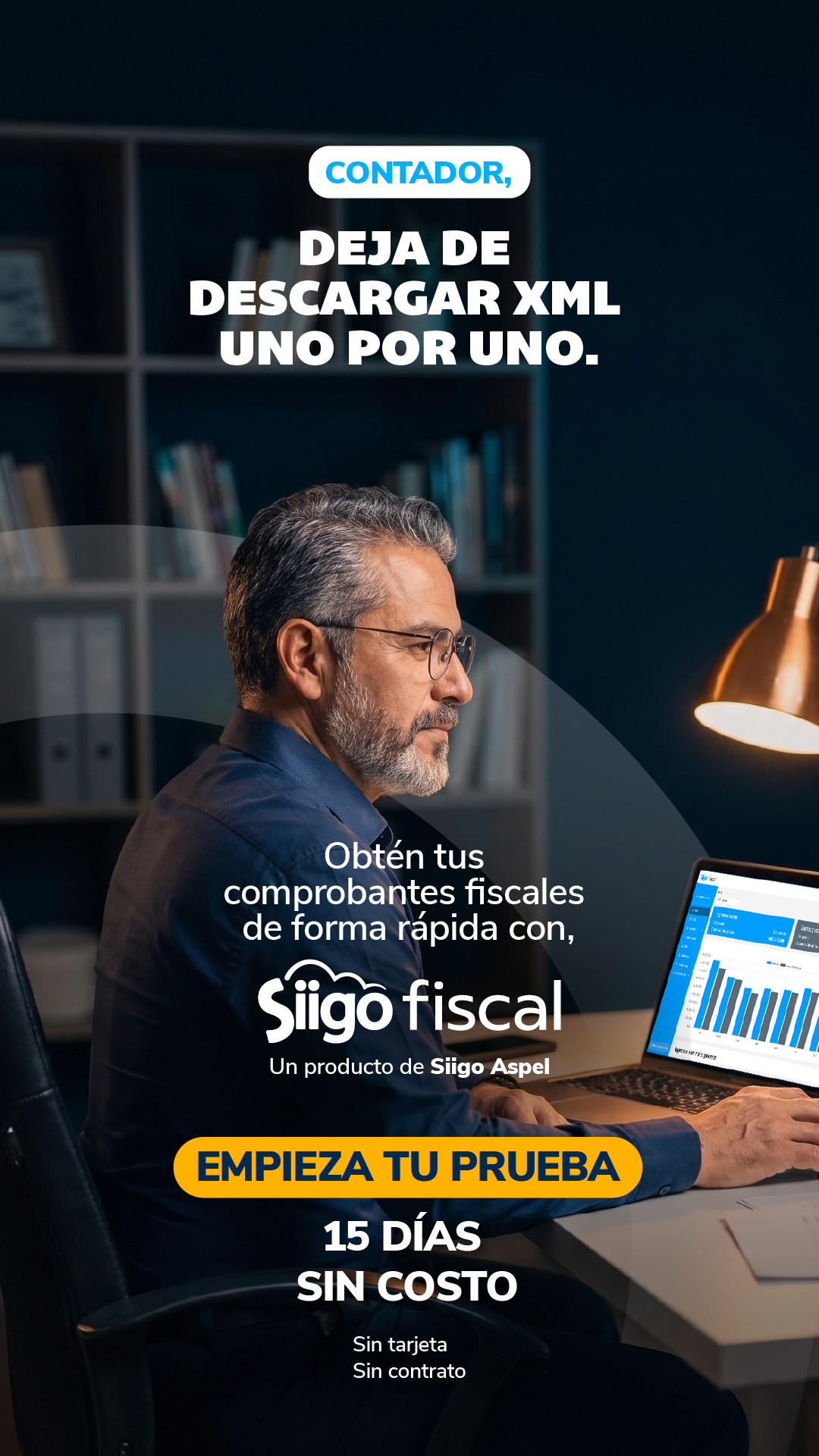 Siigo Aspel Facebook ad: Ideal para contadores y despachos contables