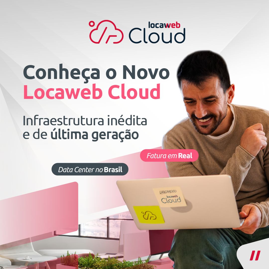 Locaweb Facebook ad: Nuvem 100% nacional, feita para Devs.