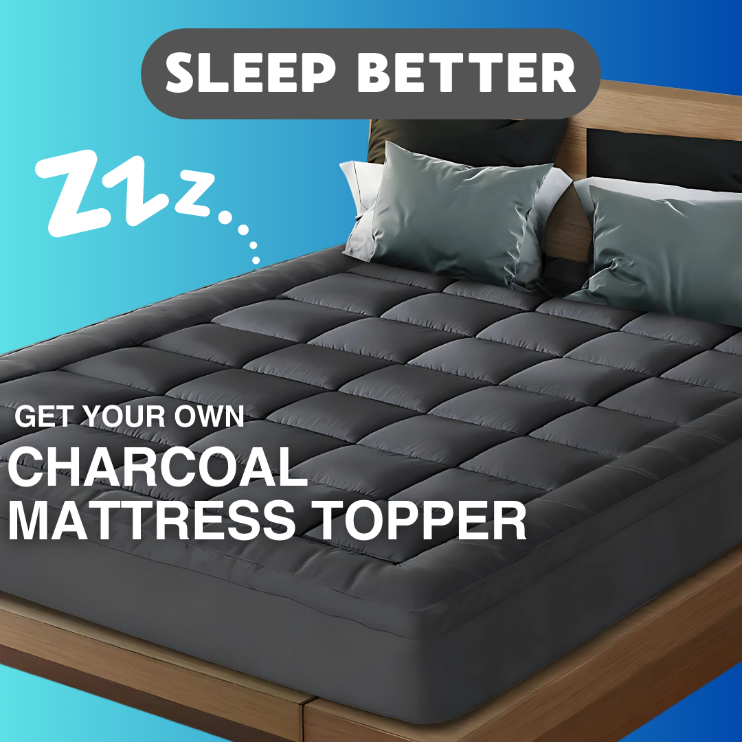 KoalaComfort Australia Facebook ad: Luxe Charcoal Mattress Topper | 60% OFF SALE
