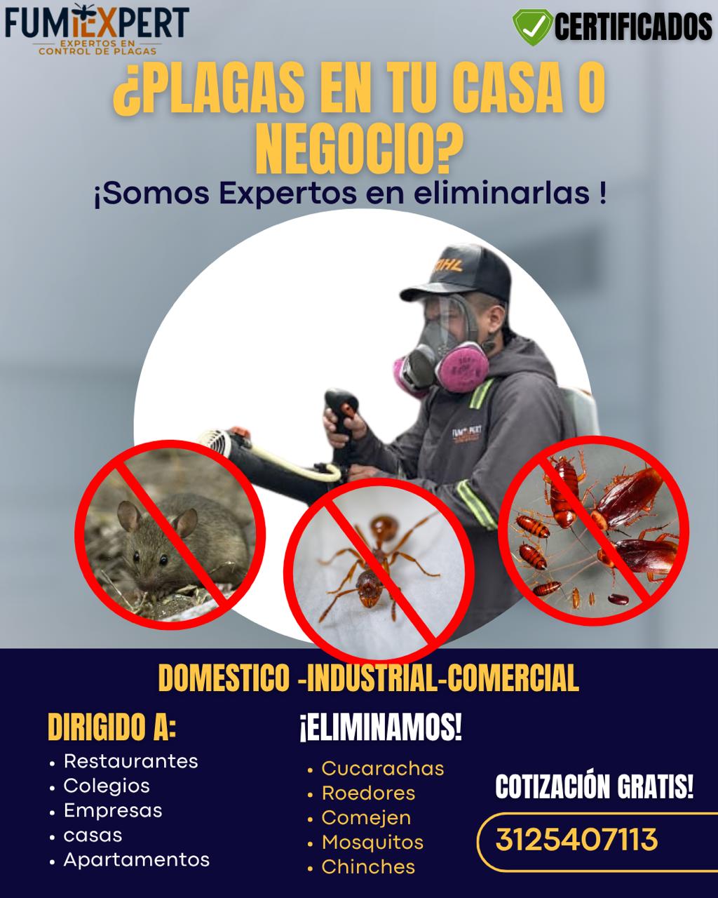 Fumigaciones Fumiexpert Facebook ad