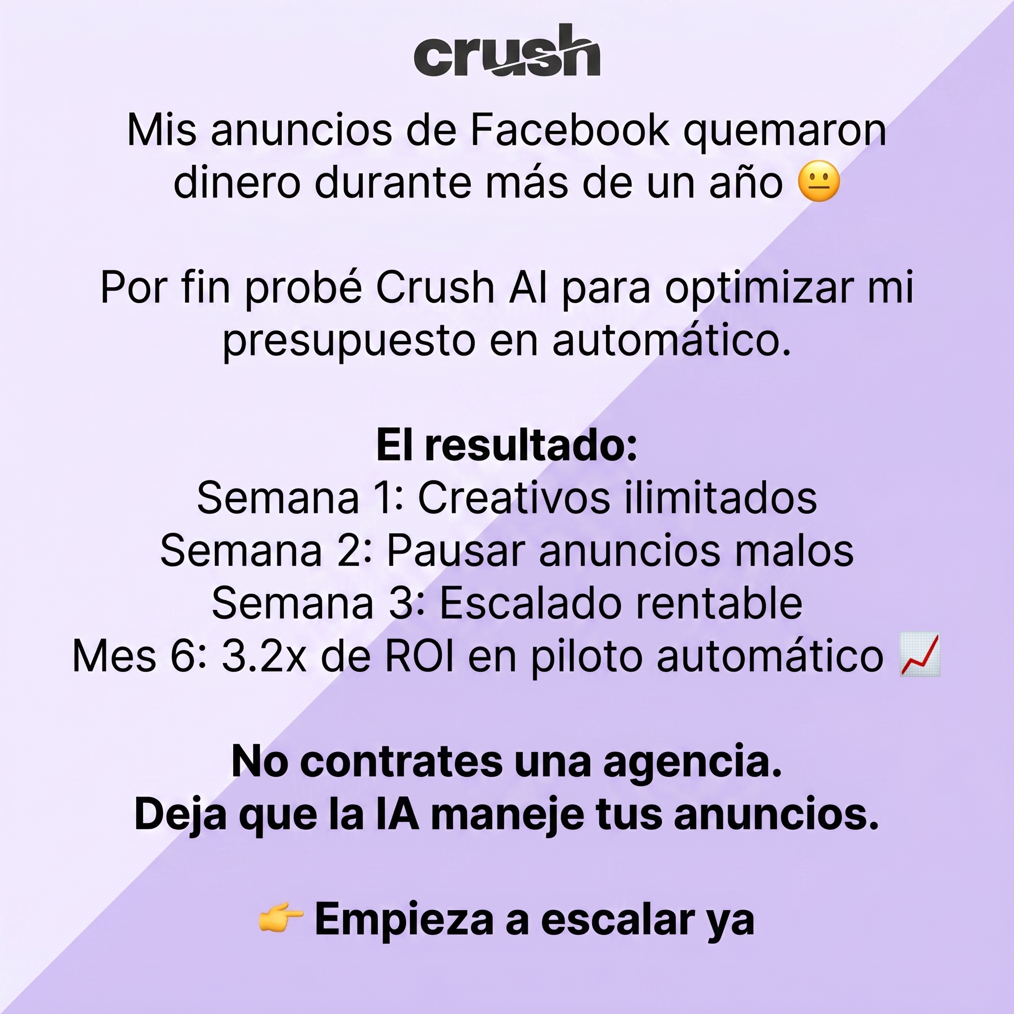 trycrush.ai Facebook ad