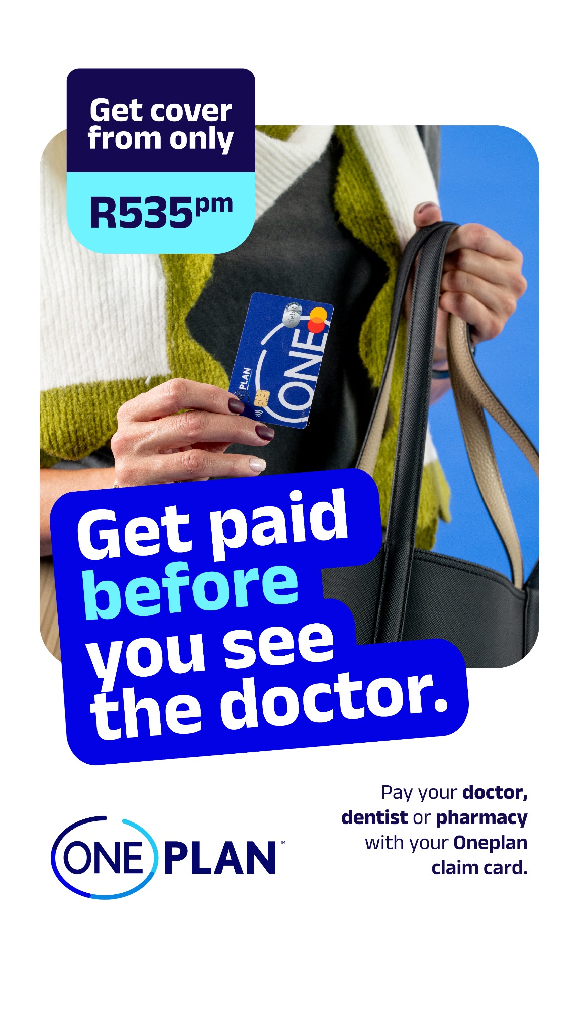 Oneplan Health Insurance Facebook ad: Claims paid upfront.