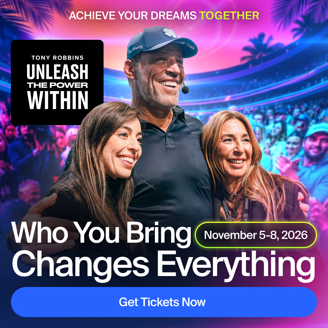 Tony Robbins Facebook ad