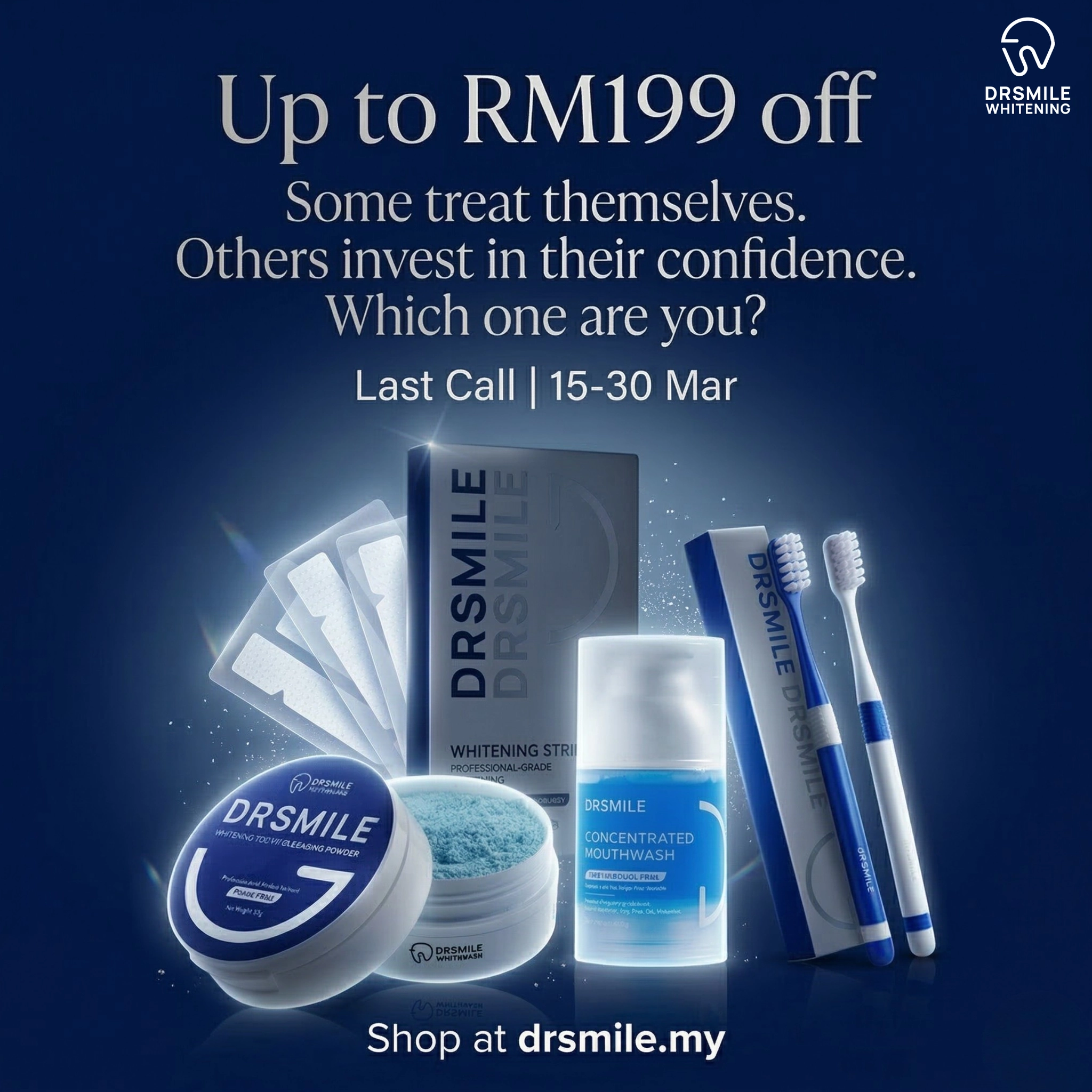 Dr Smile Whitening Solution Facebook ad