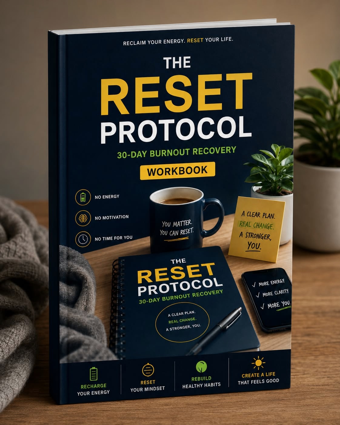 SparkMint Facebook ad: Stop Coping. Start Resetting, In 30 Days.