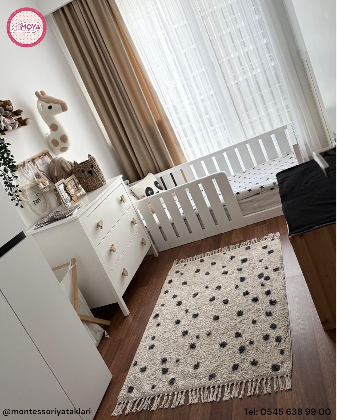 Montessori Yatak Facebook ad: Çocuklar için güvenli, sağlam ve modern bir uyku…