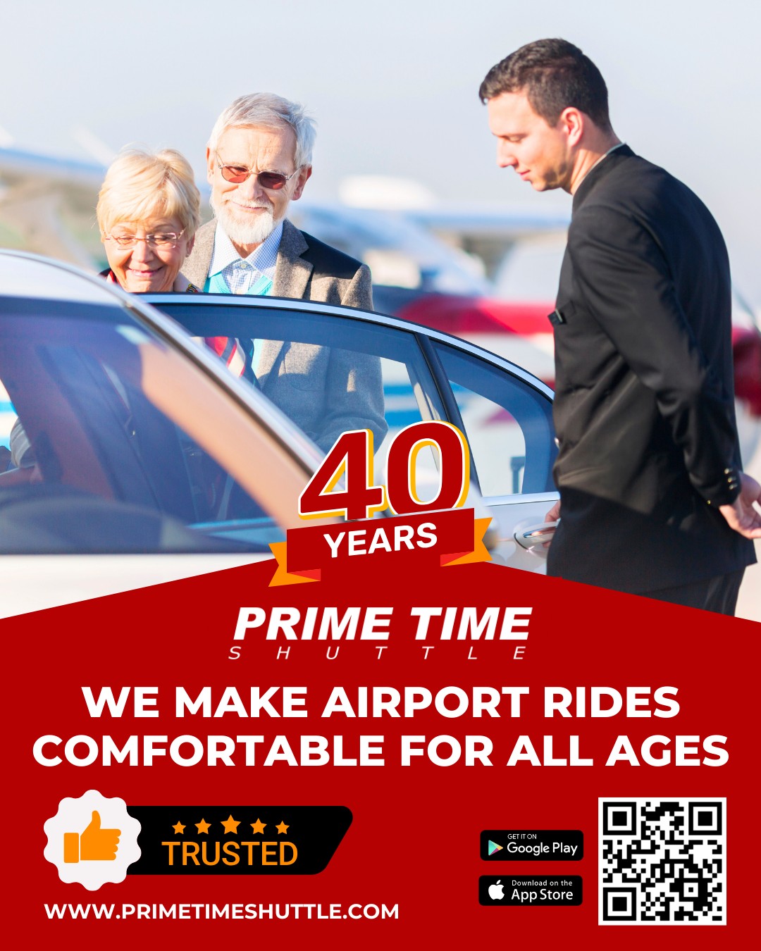 Prime Time Shuttle Facebook ad
