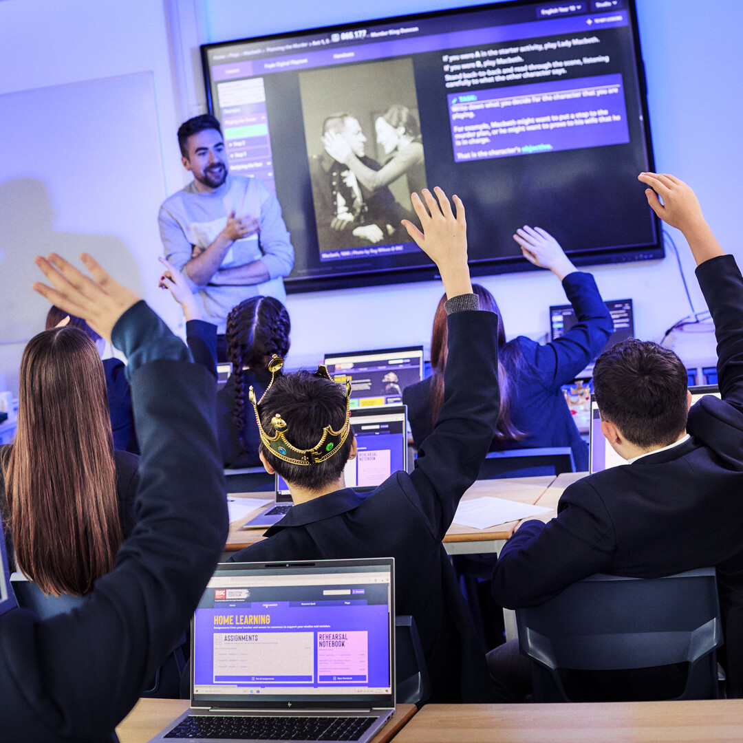 Royal Shakespeare Company Facebook ad: Attention: Teachers