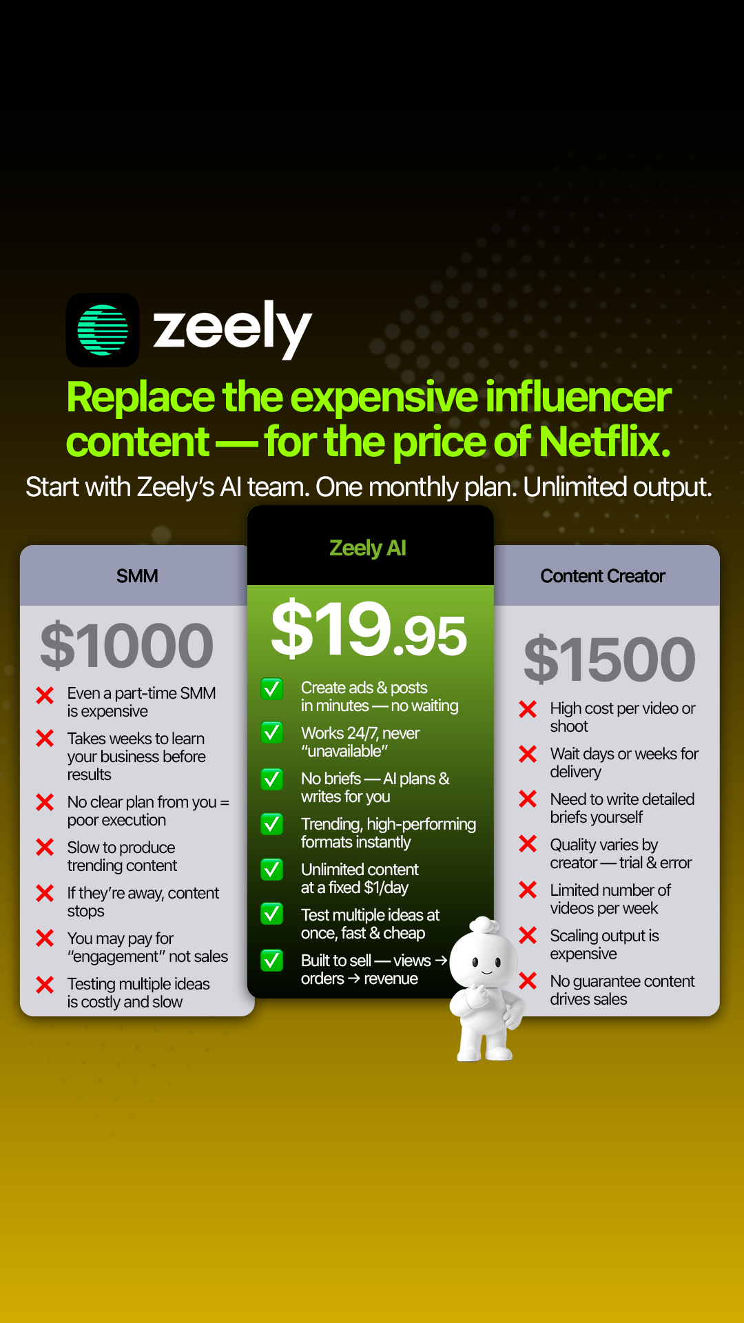 Zeely: Grow Sales with AI Facebook ad