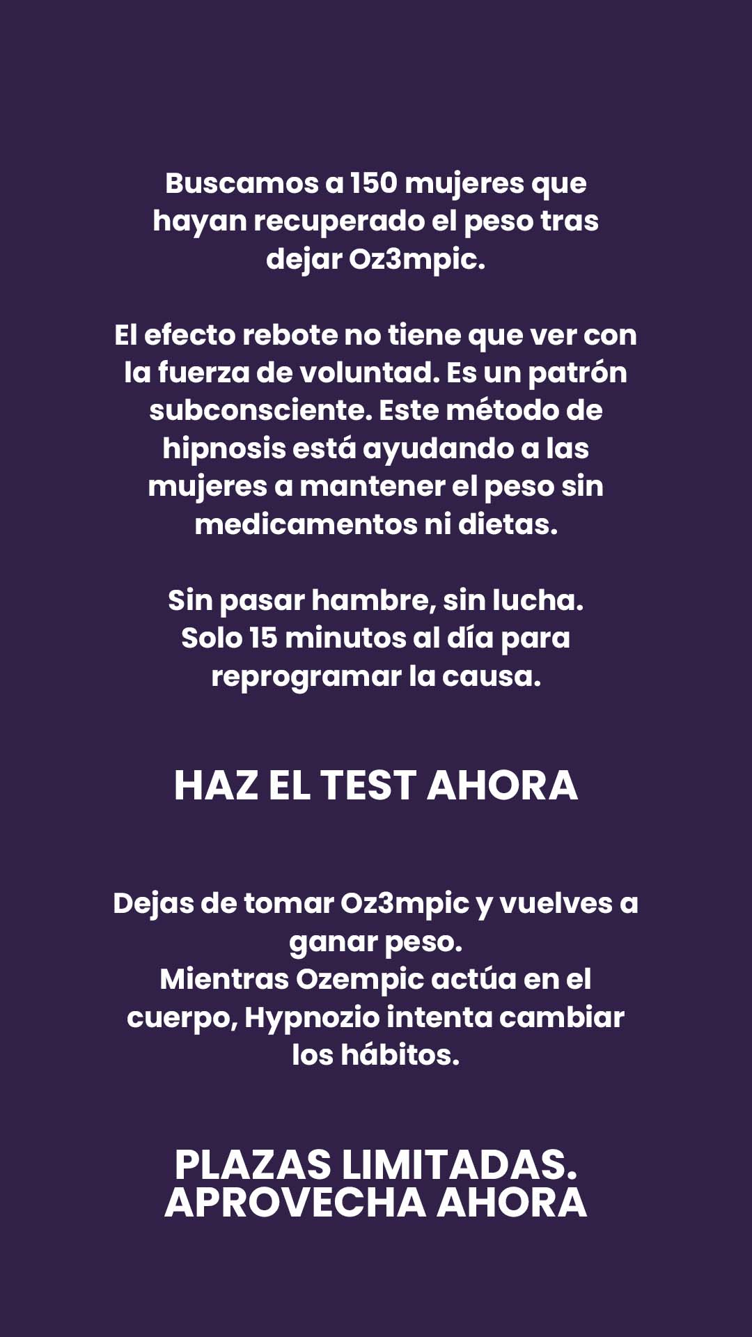 Hypnozio: power of hypnotherapy Facebook ad