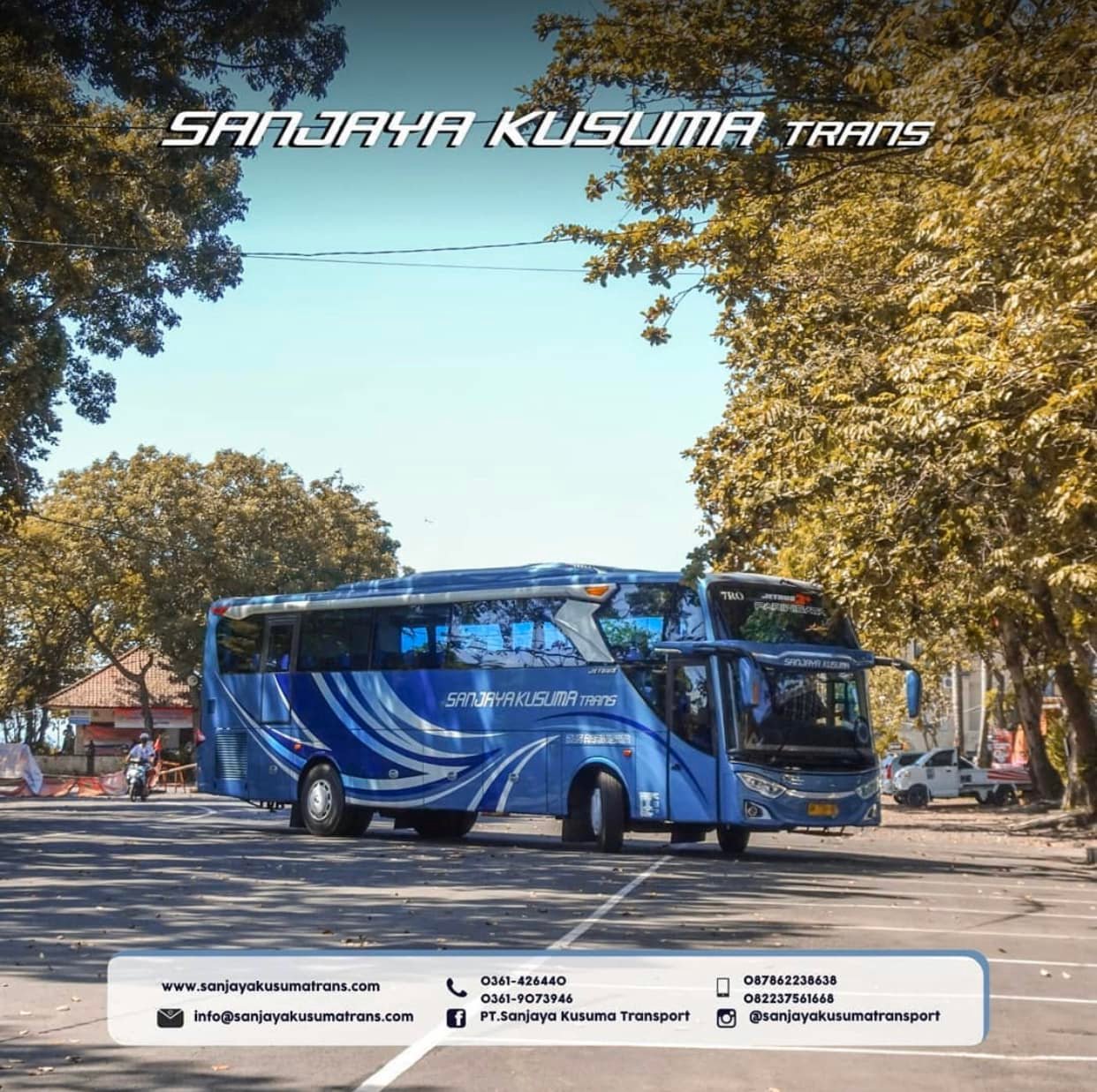 sanjayakusumatransport Facebook ad: PUSAT SEWA BUS PARIWISATA di BALI
