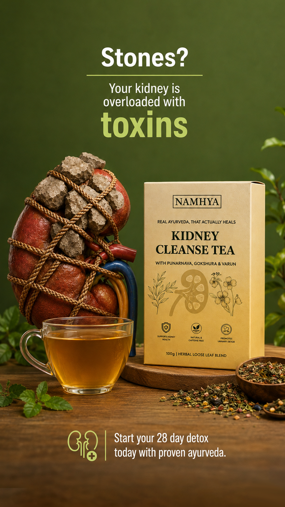 Namhya Foods India Facebook ad: Your Kidneys Need This