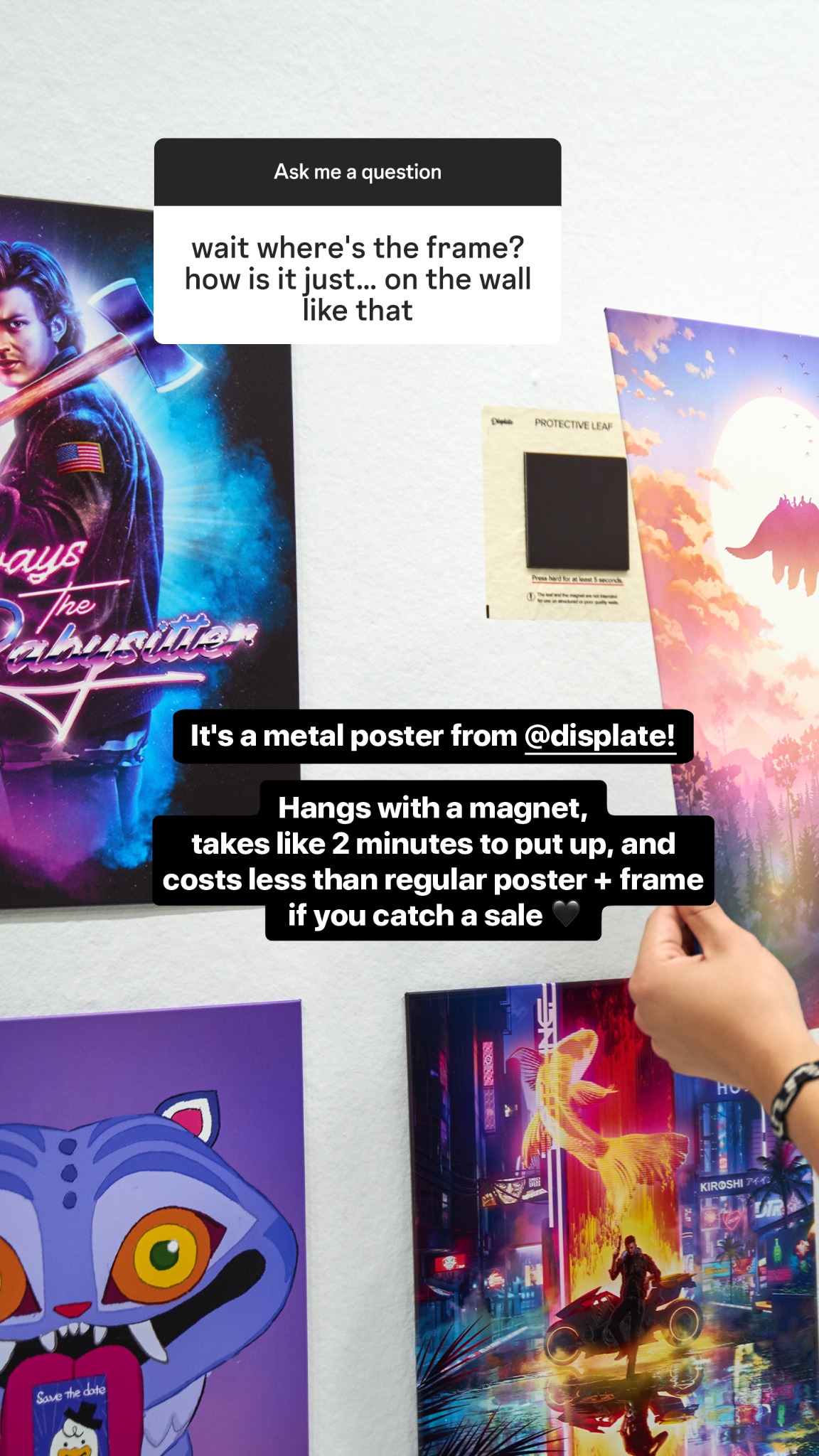 Displate Facebook ad