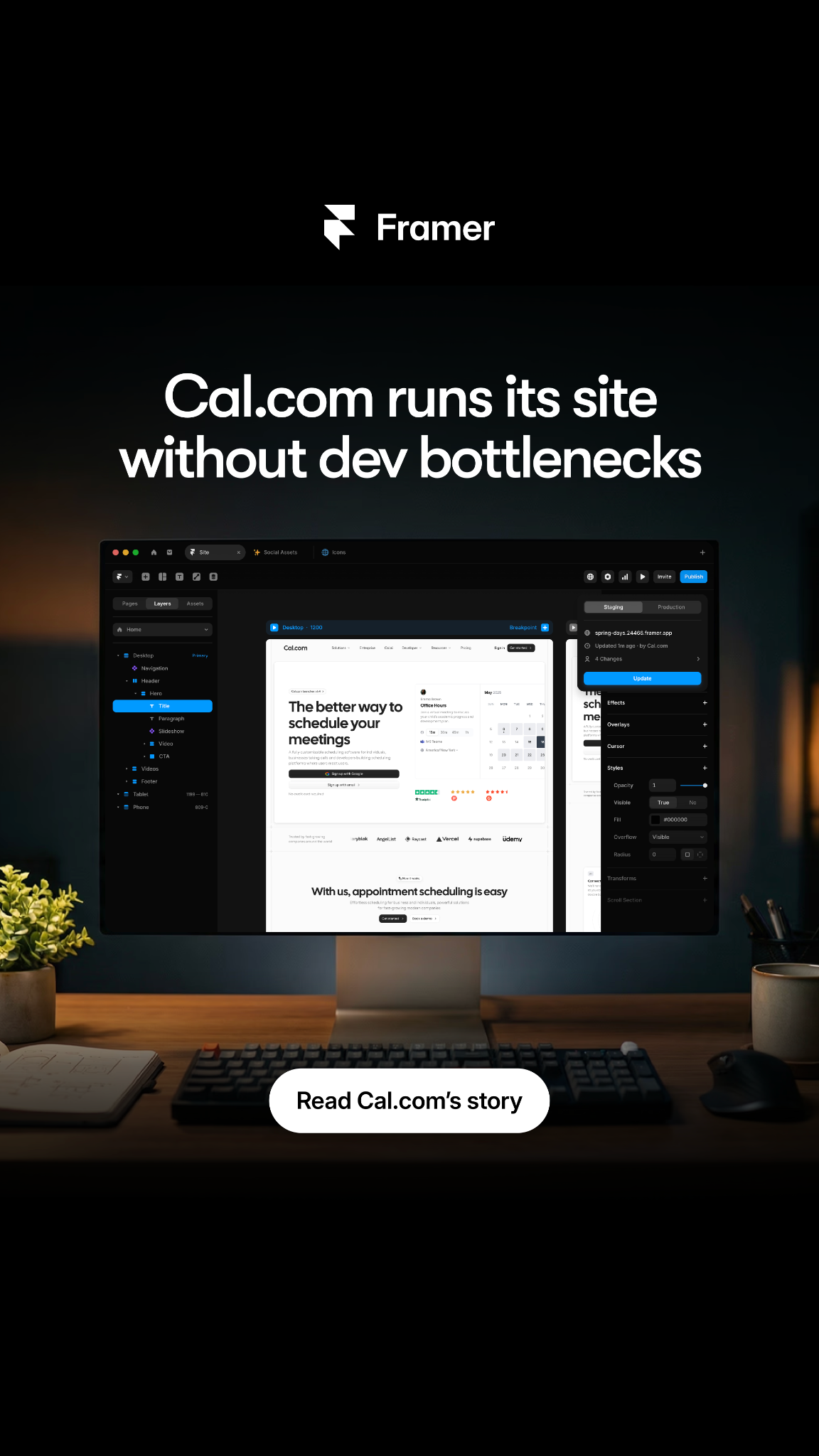 Framer Facebook ad