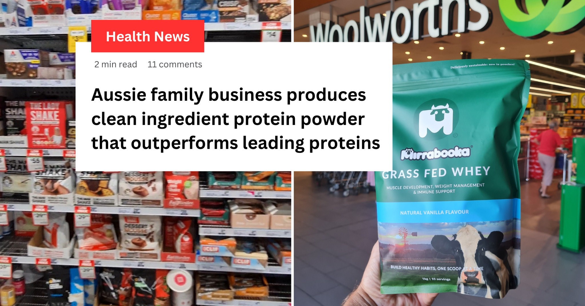 Mirrabooka Protein Facebook ad