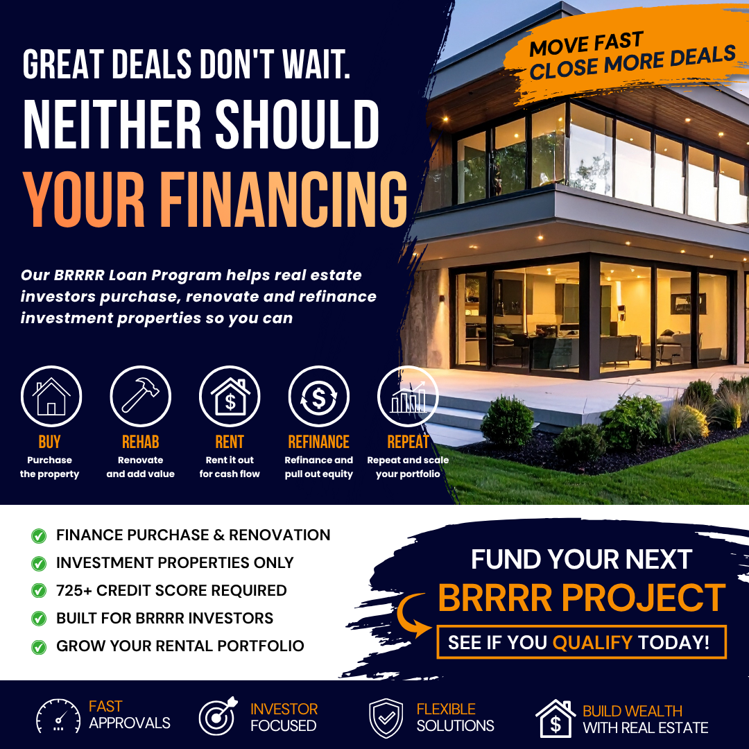 Premier Lending Partners Facebook ad: Be Ready When the Right Investment Appears
