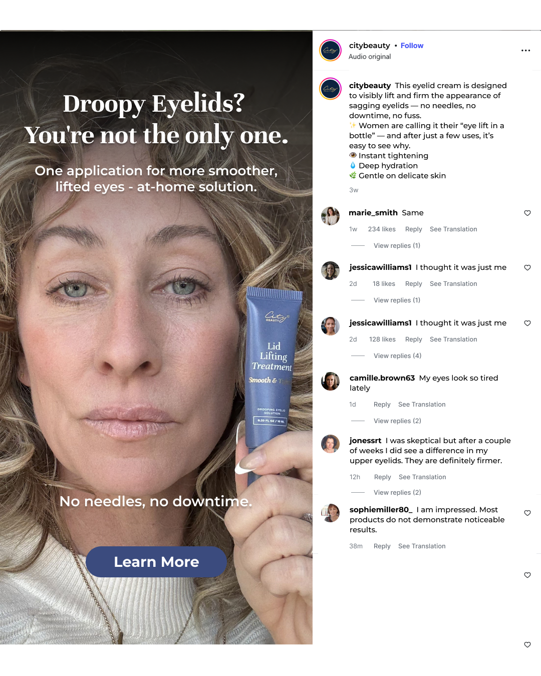 Hey Leah Ham Facebook ad