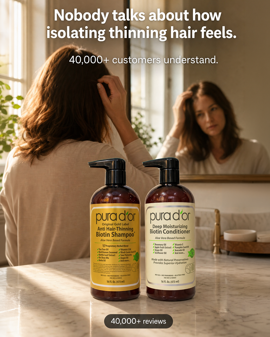 PURA D'OR Facebook ad