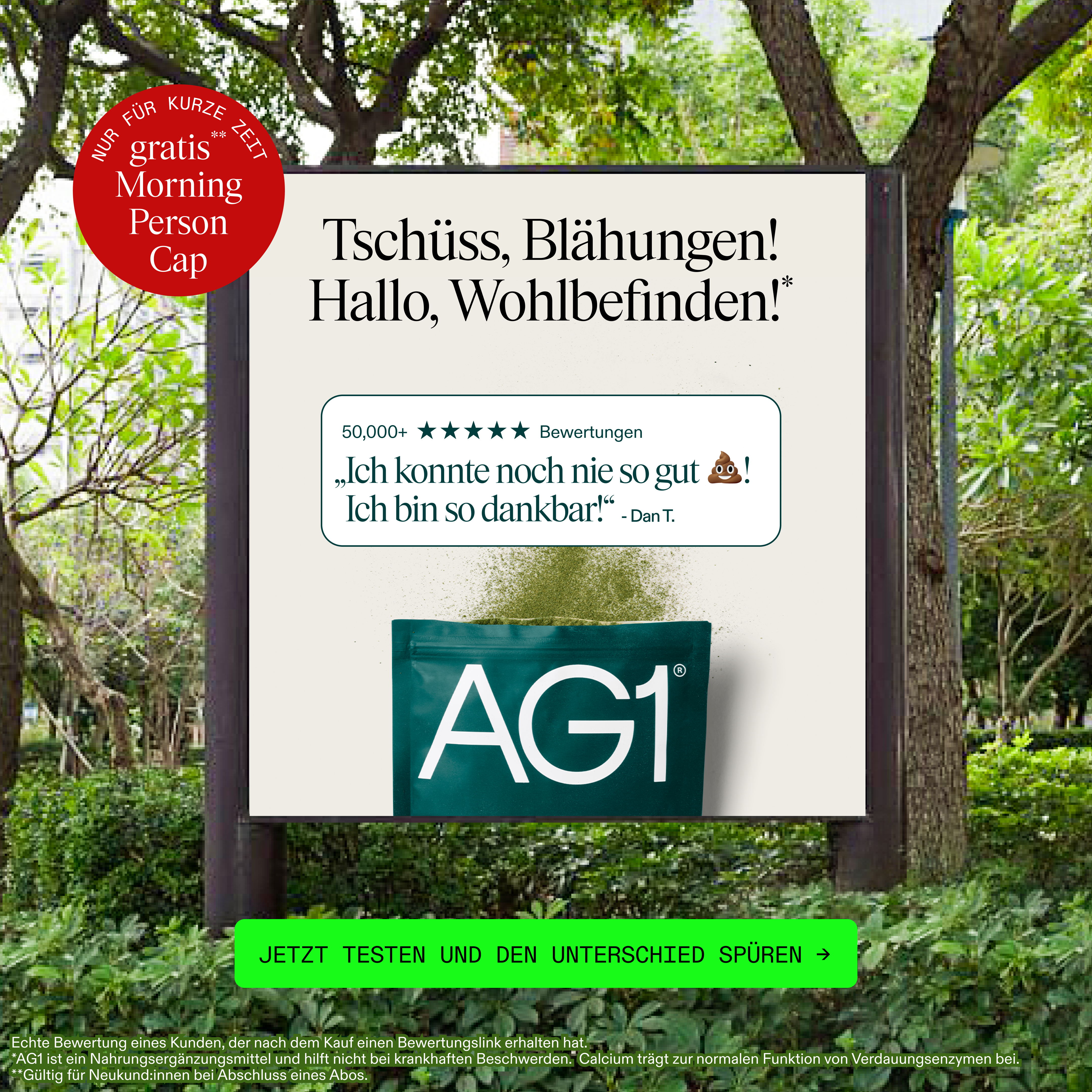 AG1 Deutschland Facebook ad