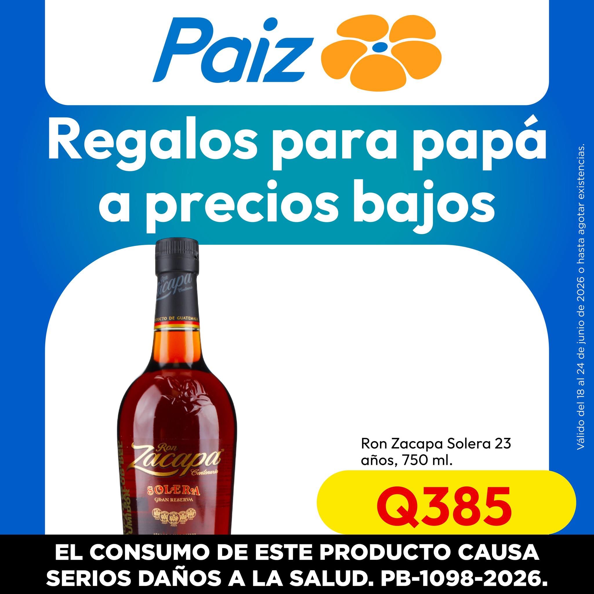 Paiz Guatemala Facebook ad