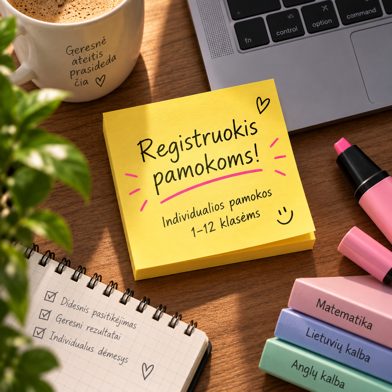 ProKlasė Facebook ad: Individualios pamokos 1-12 kl. mokiniams