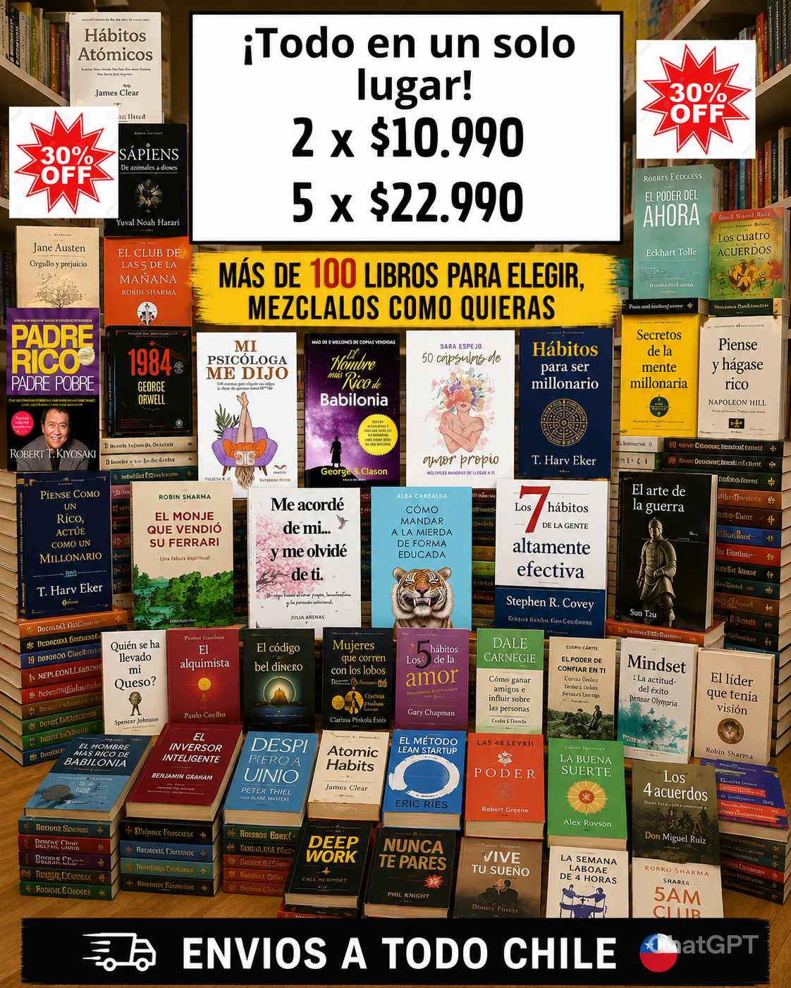 Head Book Facebook ad: oferta valida solo hasta agotar stock, envíos a…
