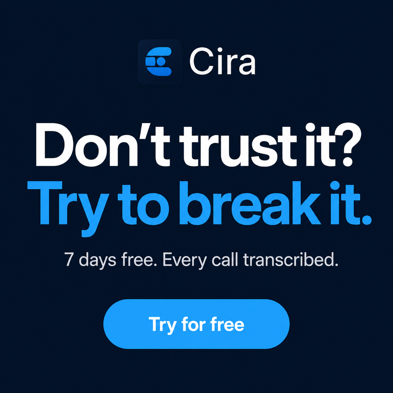 Get Cira Facebook ad