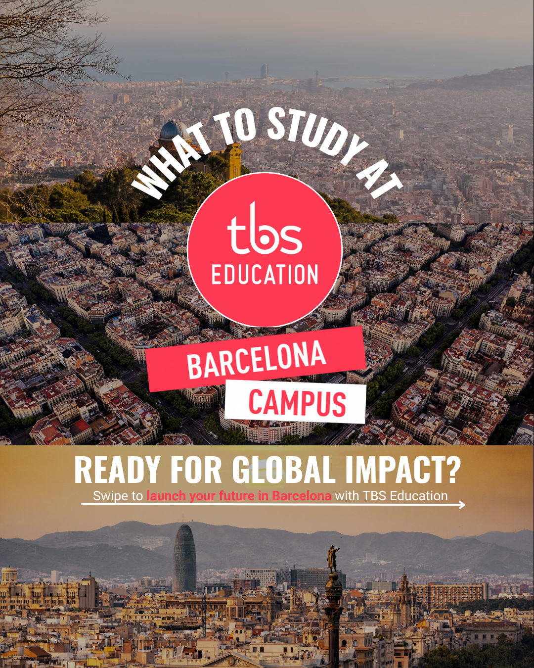 TBS Education - Barcelona Facebook ad