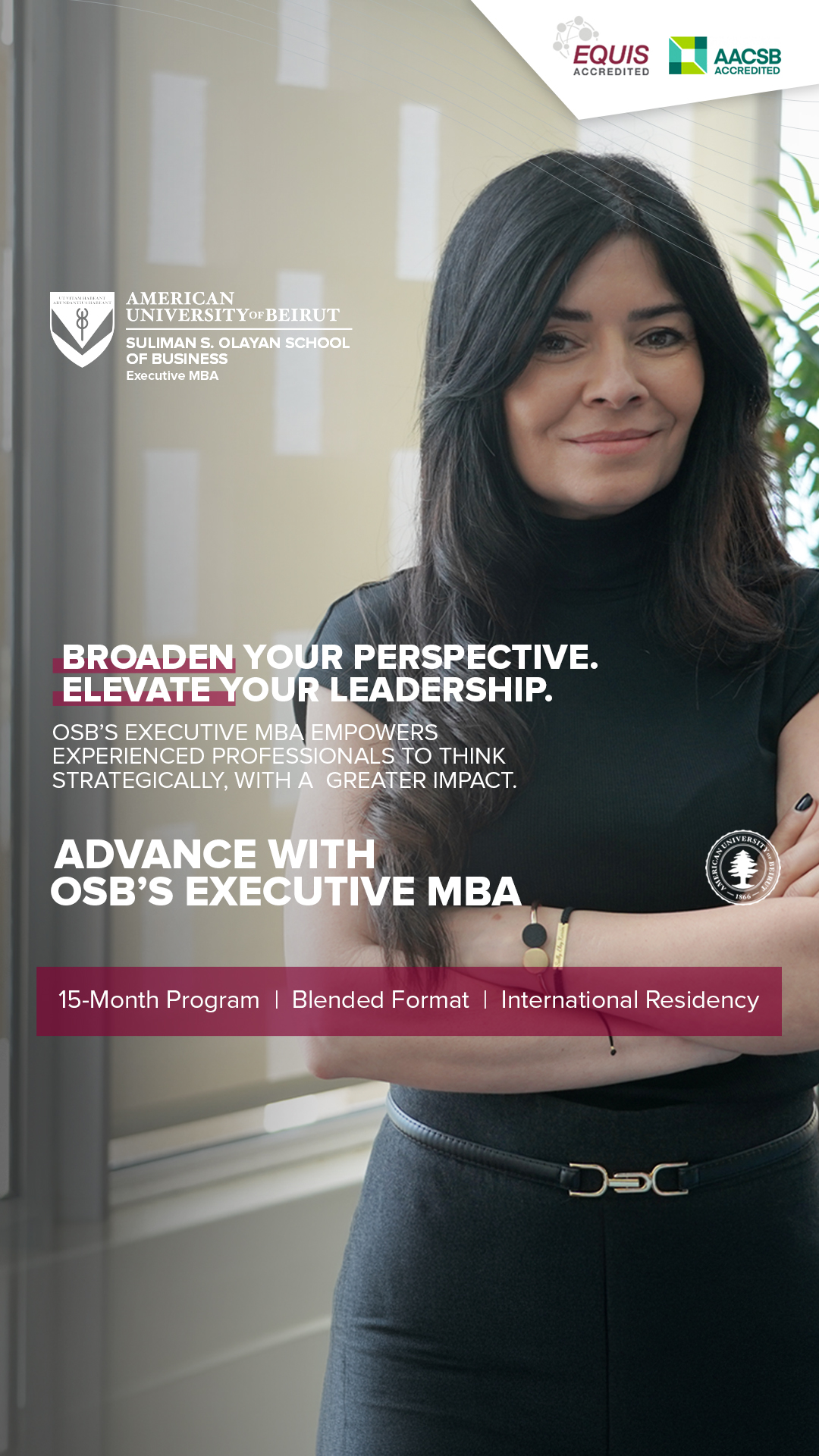 Suliman S. Olayan School of Business at AUB Facebook ad