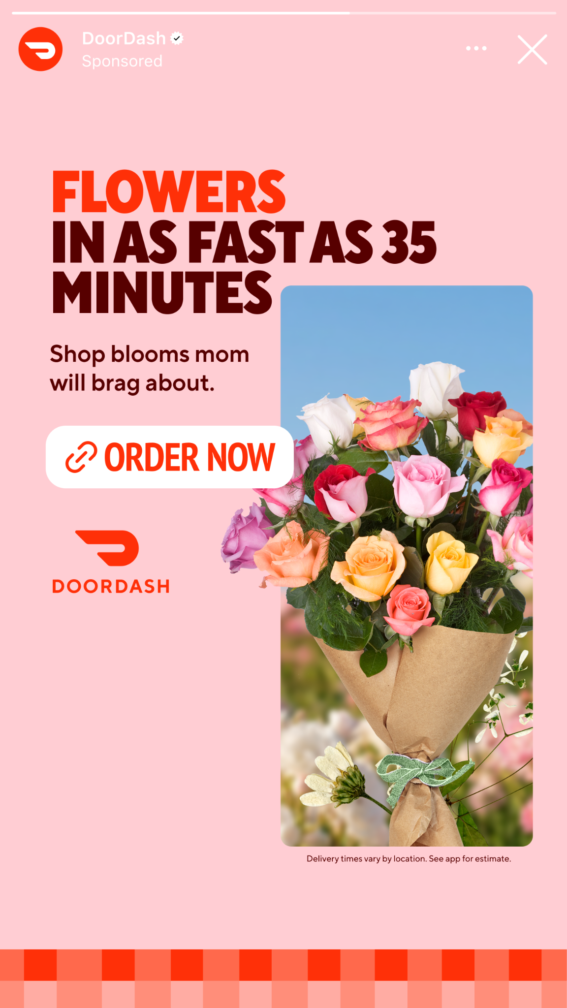 DoorDash Facebook ad