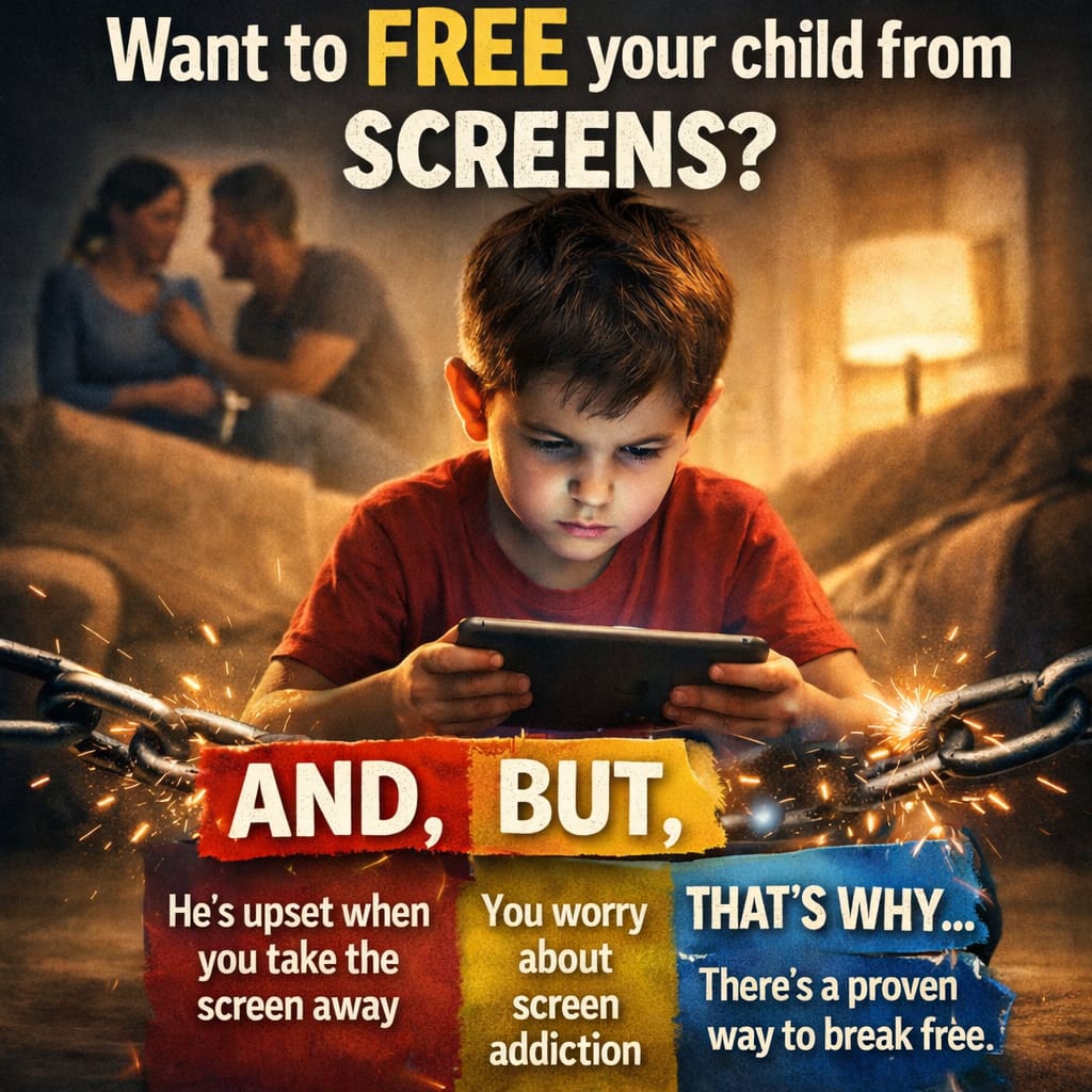 Parents in Control Facebook ad: Take Back Control From Screens