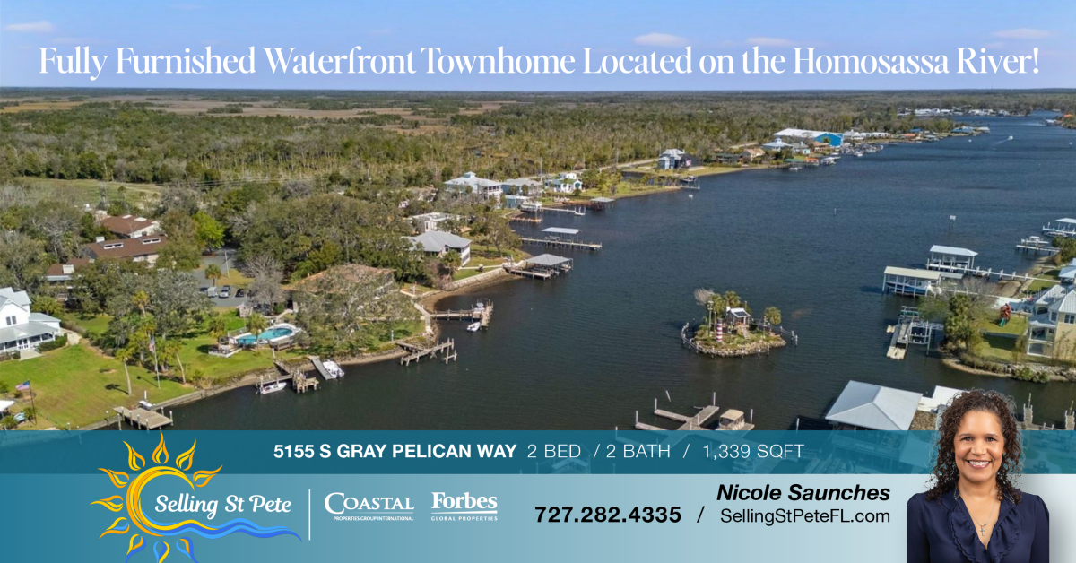 Nicole Saunches - Coastal Properties Group Facebook ad: Discover Old Florida Charm on the Homosassa River