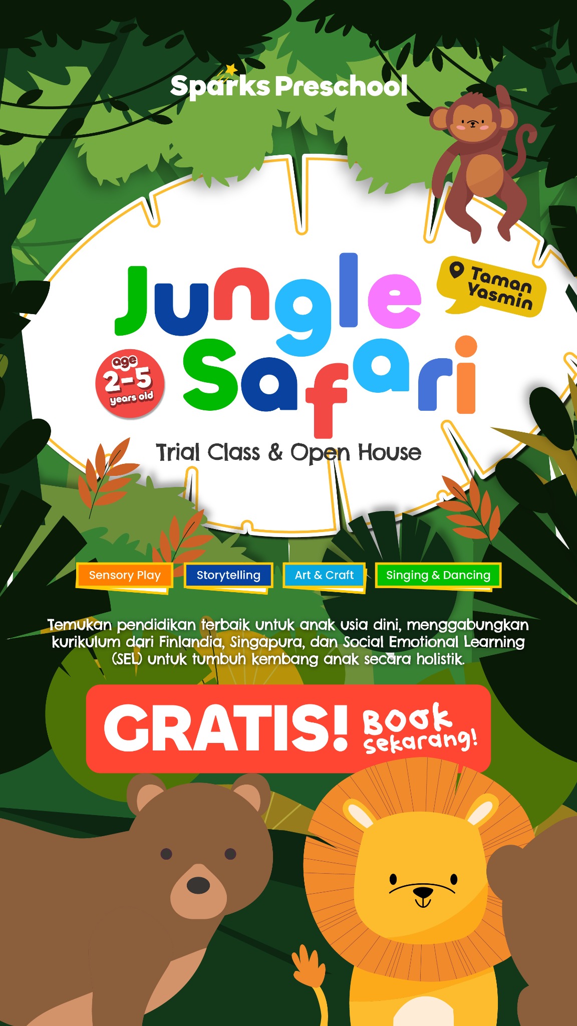 Sparks Preschool Facebook ad