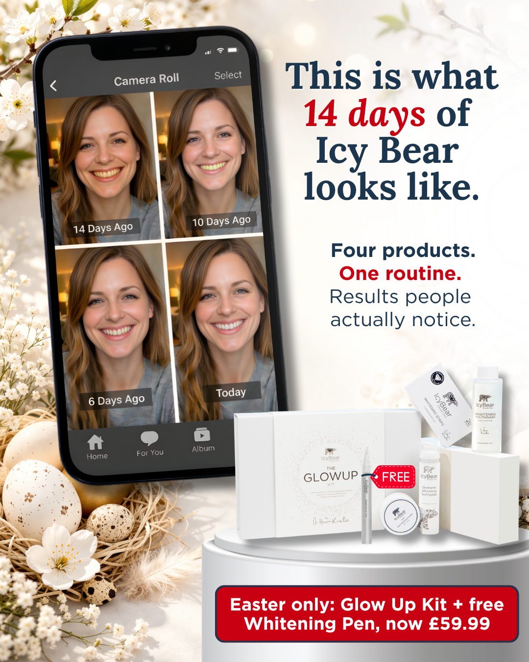 Icy Bear Dental Facebook ad