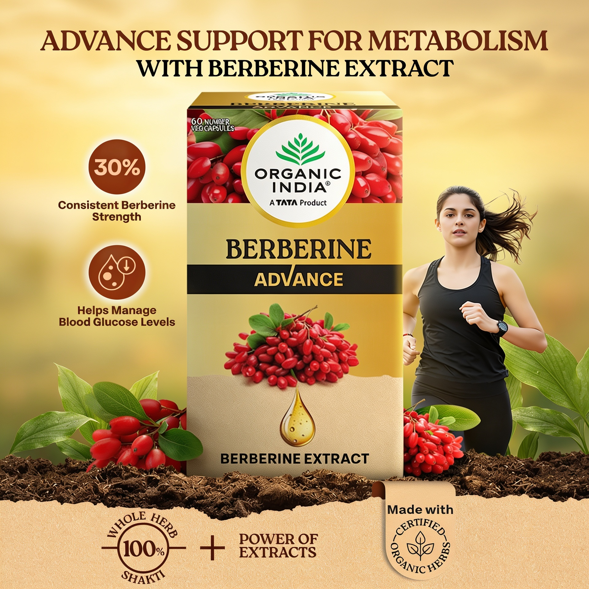 Organic India Facebook ad