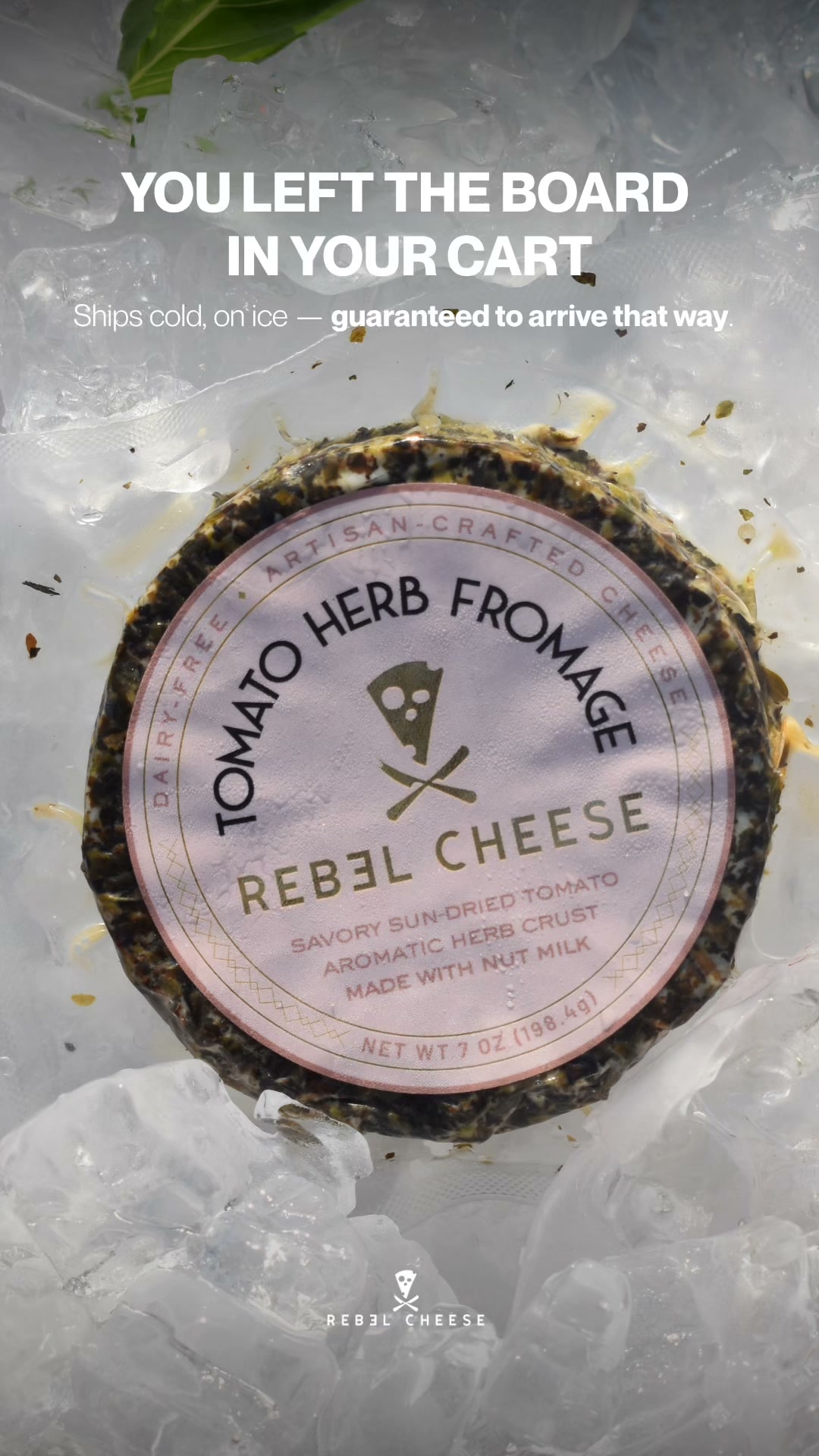 Rebel Cheese Facebook ad: You Left The Board In Your Cart The Board Is Still In Your…