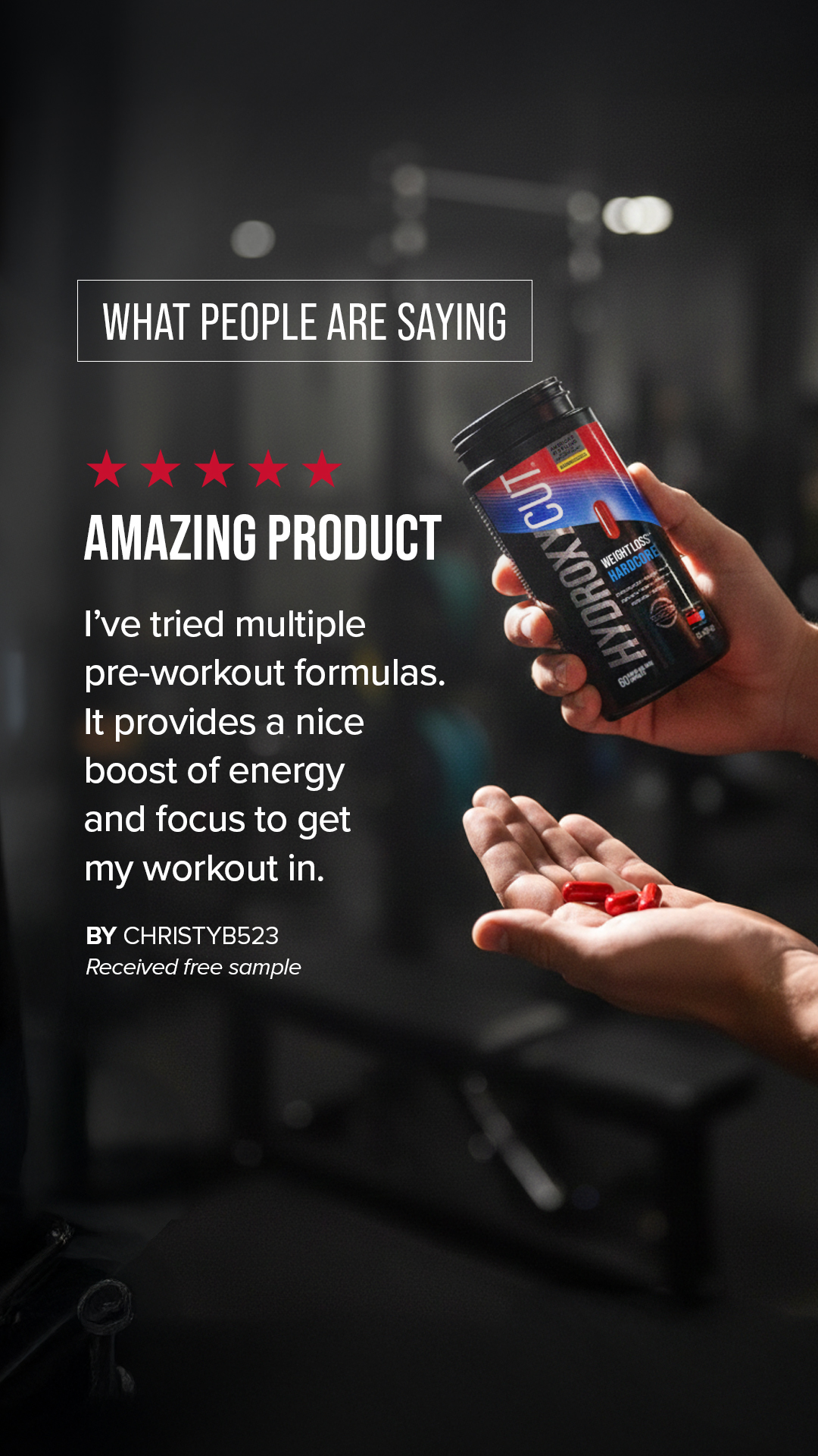Hydroxycut Facebook ad