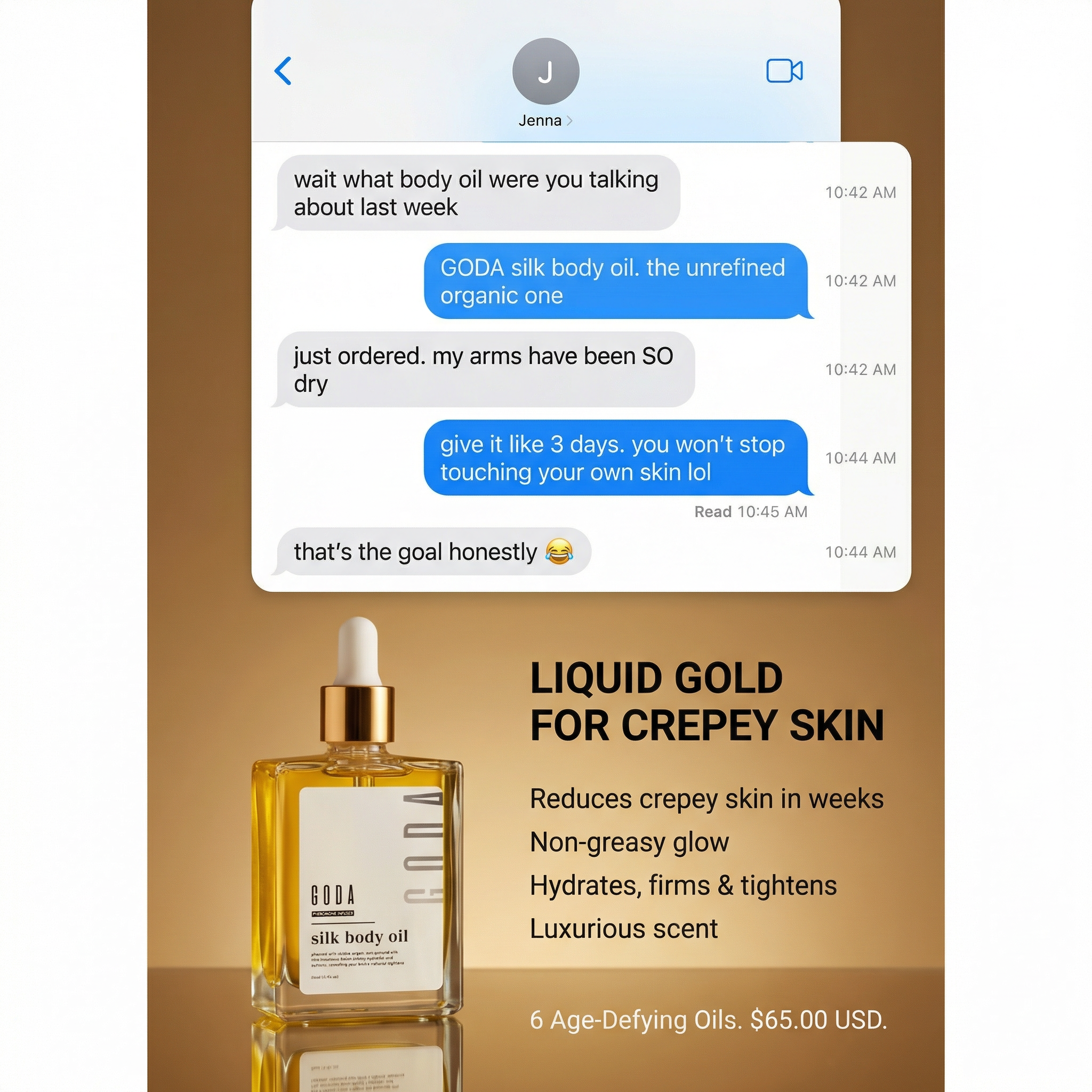 Goda Perfume Facebook ad