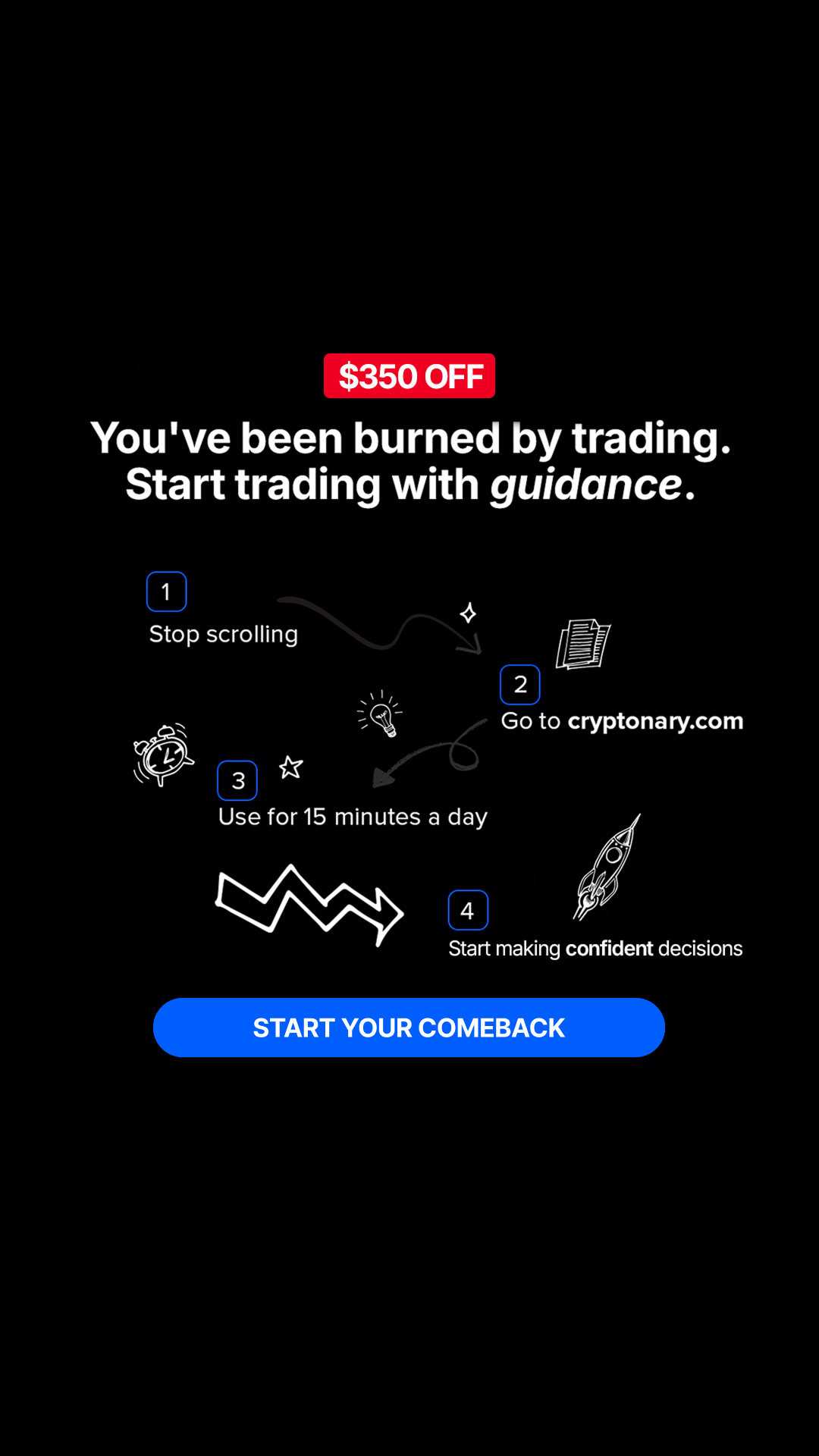 Cryptonary Facebook ad