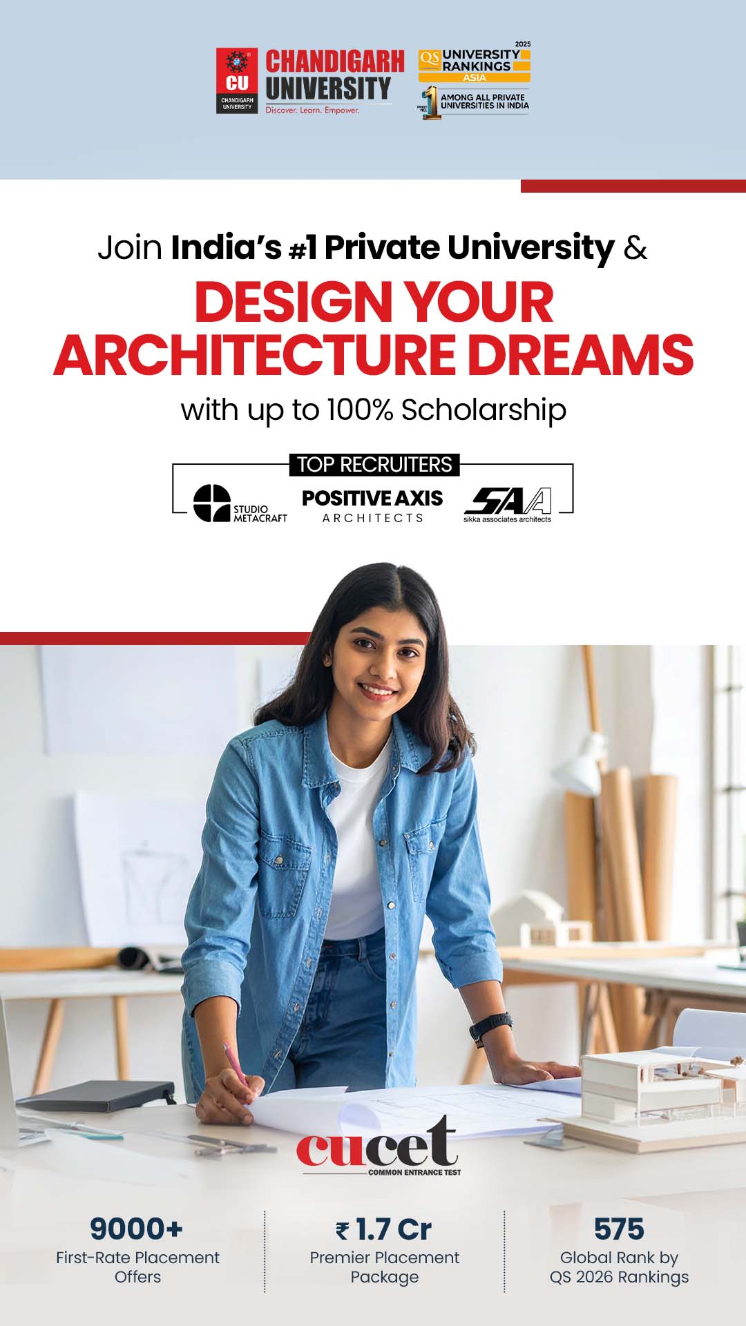 Chandigarh University-Mohali Facebook ad