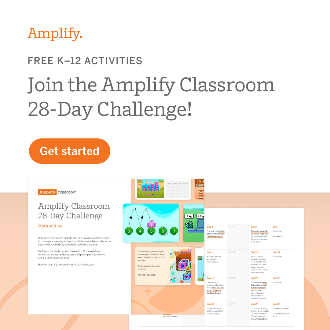 Amplify Education Facebook ad from Mar 17, 2026