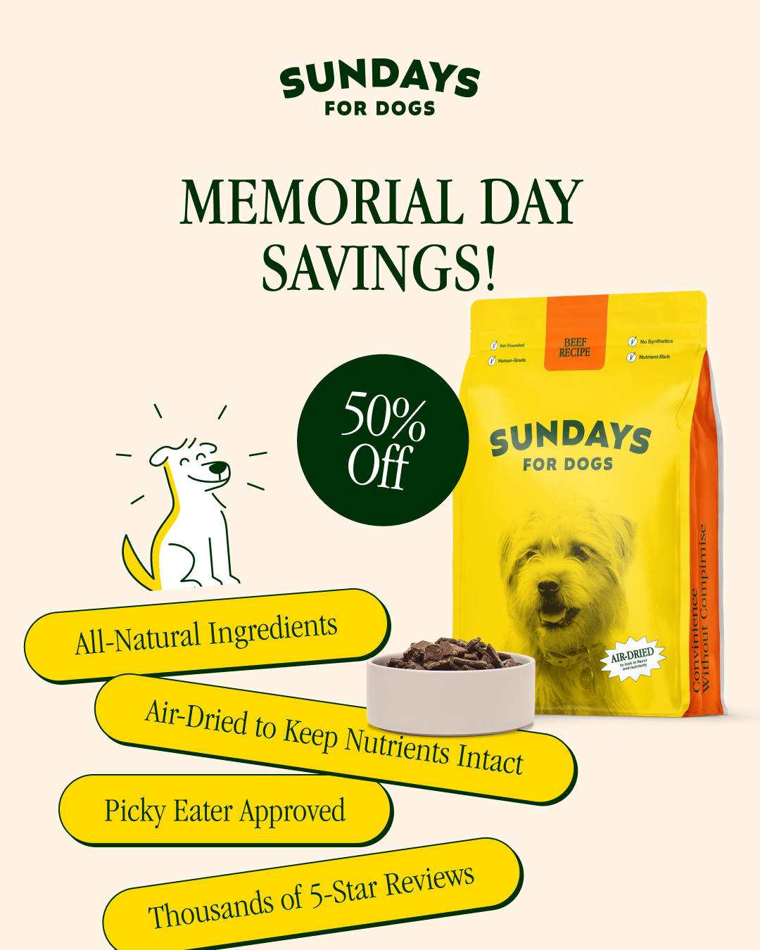 Sundays Facebook ad