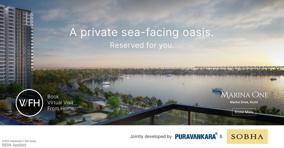 Marina One, Kochi Facebook ad from Oct 21, 2023