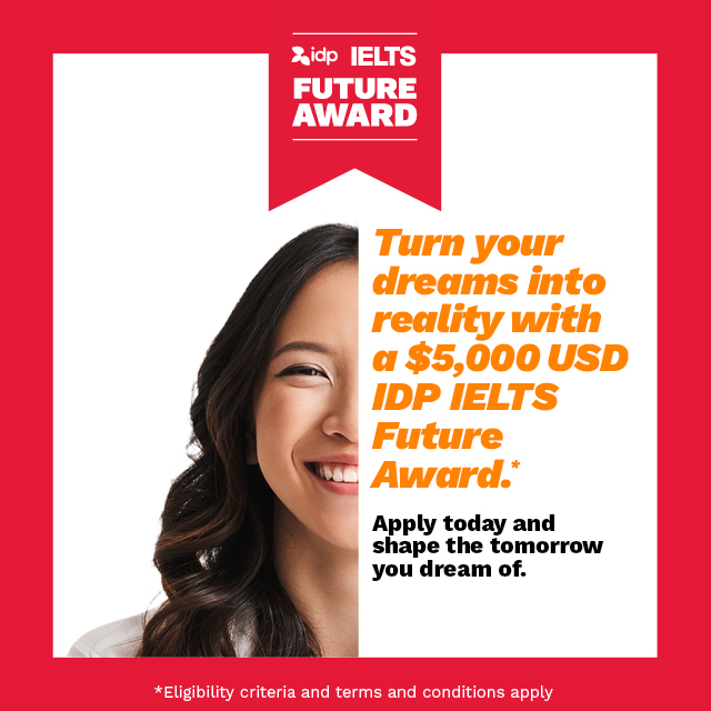 IELTS by IDP Facebook ad